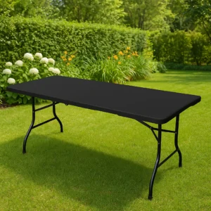Mesa Plegable 180cm Negra